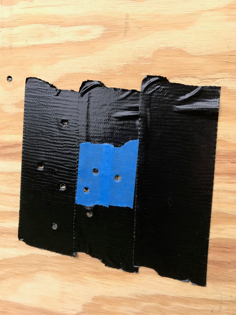 Please forgive that this vaguely resembles a police logo. It’s all the tape I have.